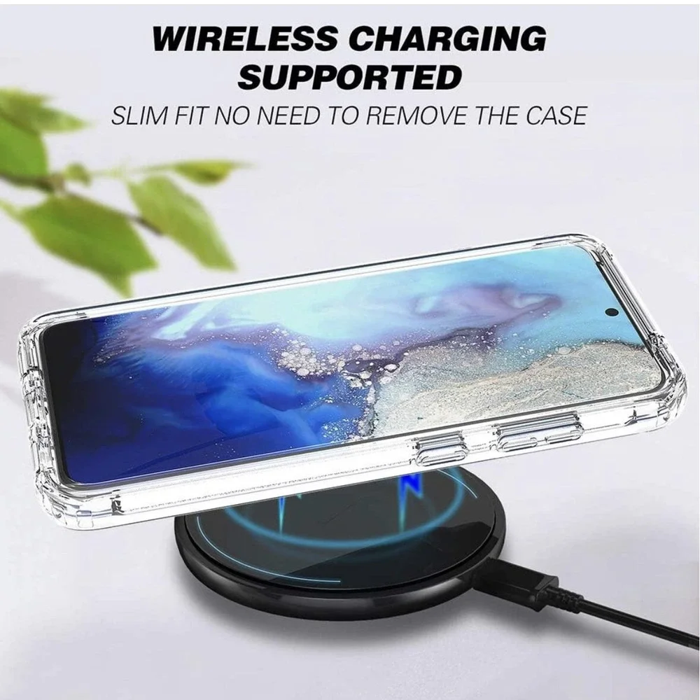 Samsung Galaxy S23 Case Full-Body Rugged‎ Transparent Yellow Blue
